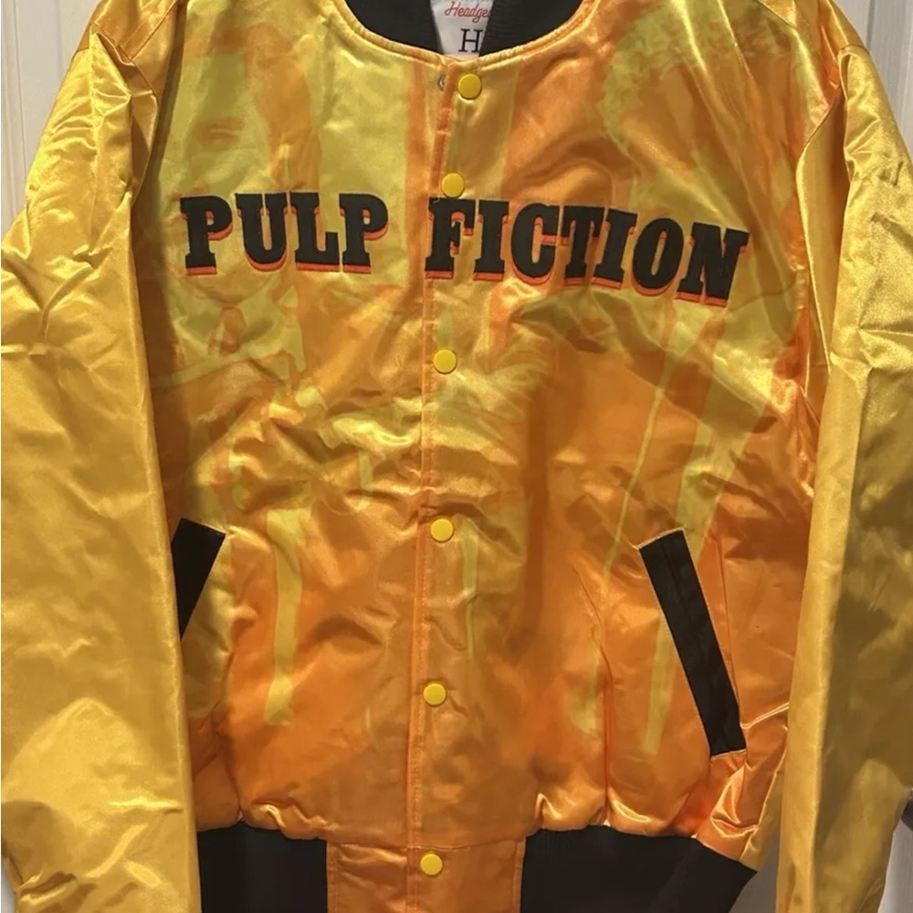 Pulp Fiction Yellow Satin Jacket